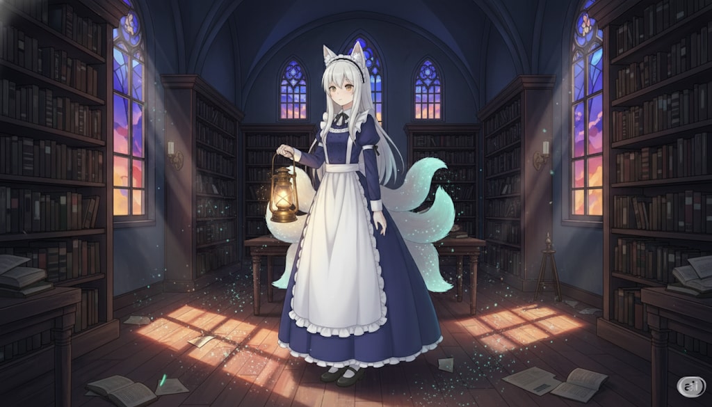 【九尾の久遠】新メイド服（ロングver)