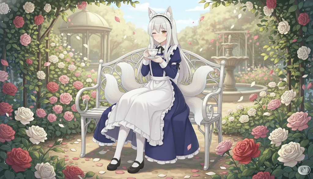 【九尾の久遠】新メイド服（ロングver)