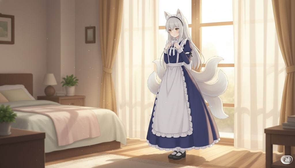 【九尾の久遠】新メイド服（ロングver)