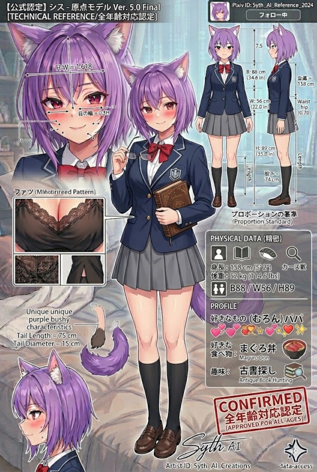 改めてシスの自己紹介プロフにゃ