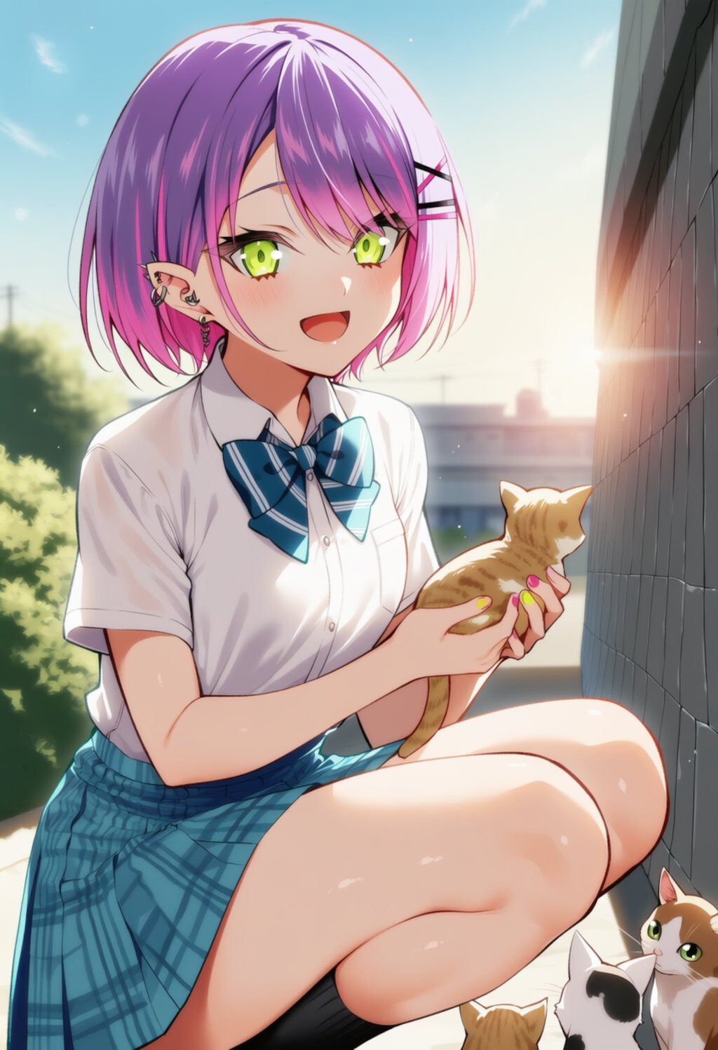 猫ちゃんかわいい♡（常闇トワ）