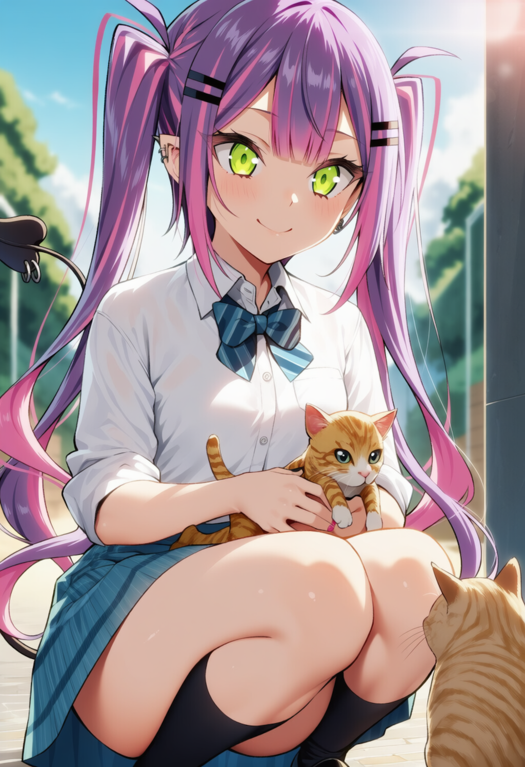 猫ちゃんかわいい♡（常闇トワ）