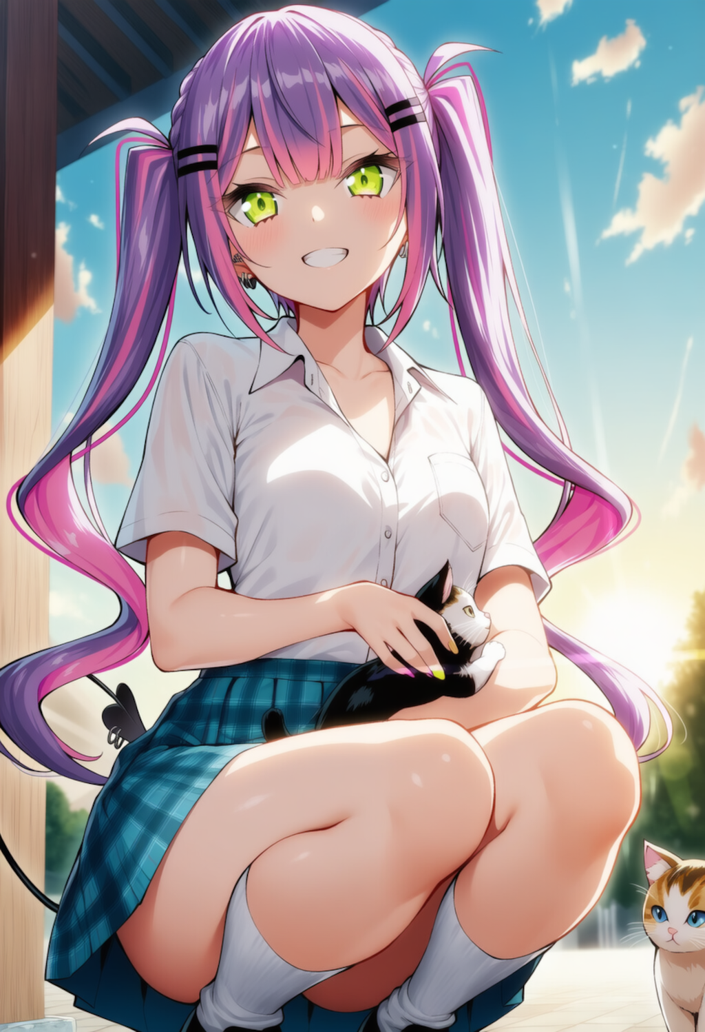 猫ちゃんかわいい♡（常闇トワ）