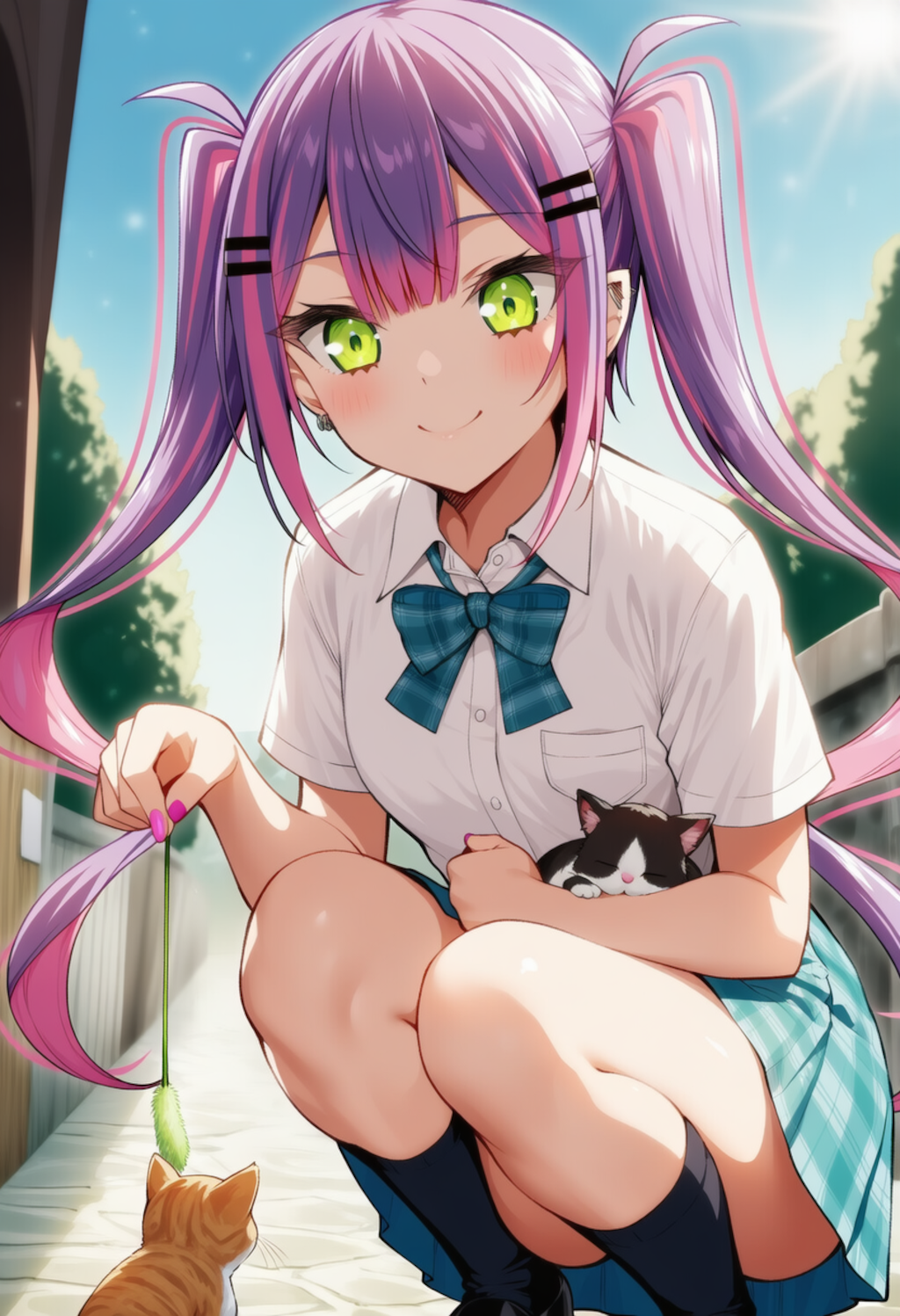 猫ちゃんかわいい♡（常闇トワ）