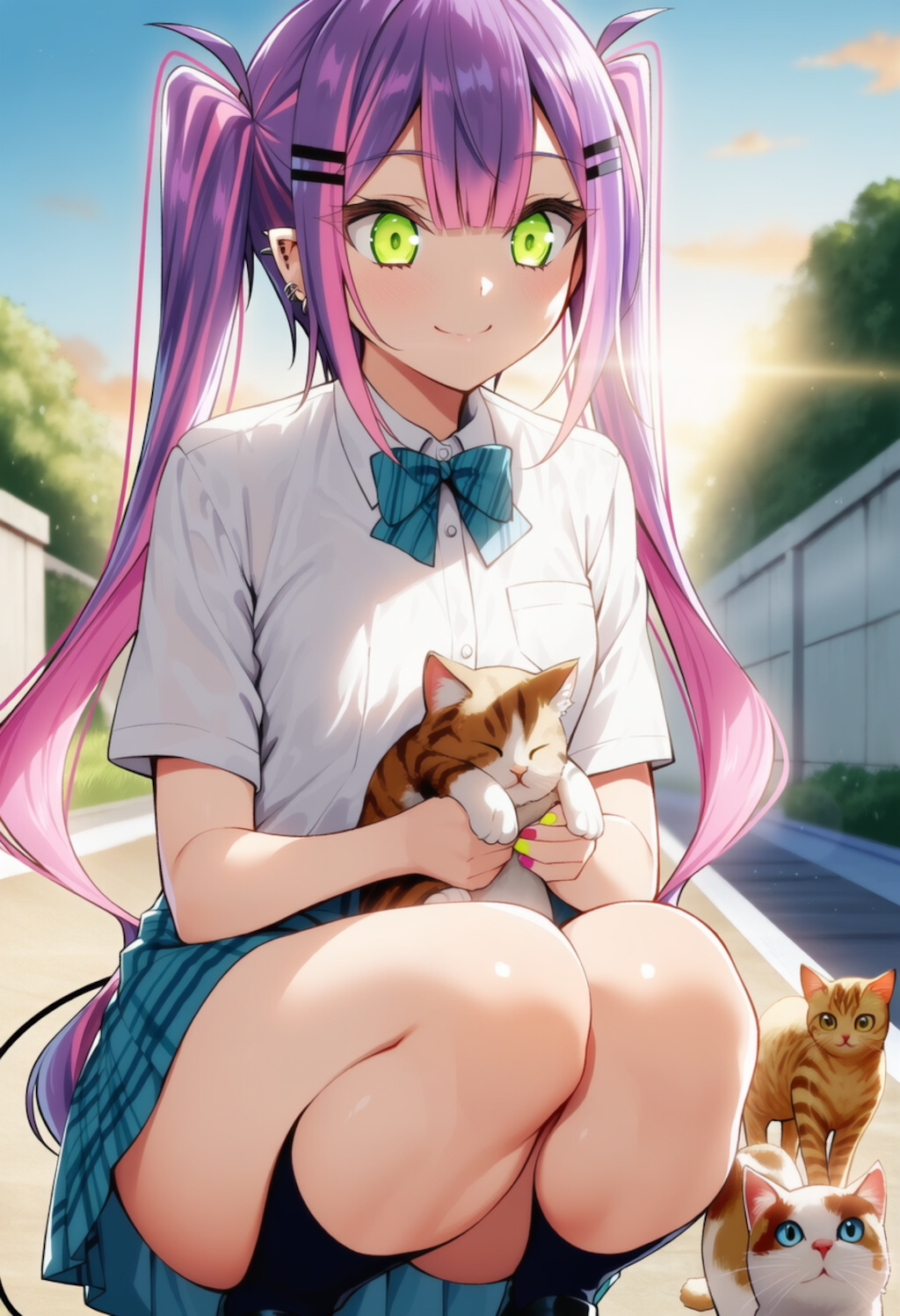 猫ちゃんかわいい♡（常闇トワ）