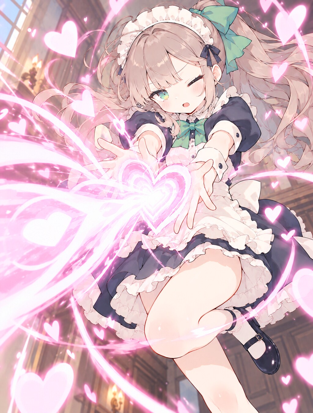 お嬢様とメイド少女