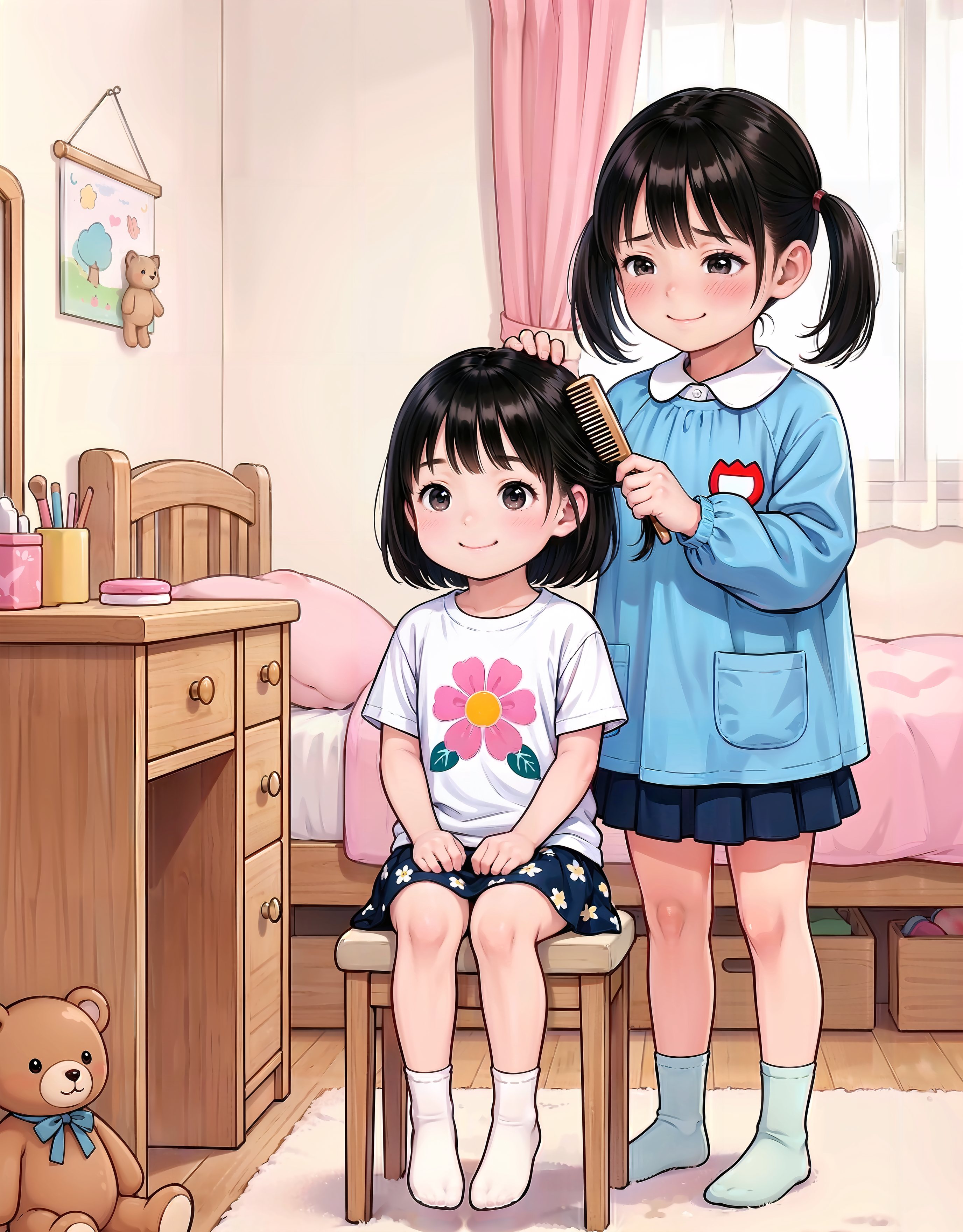 つぎはわたしのばん！（連作4/20） | の人気AIイラスト・グラビア