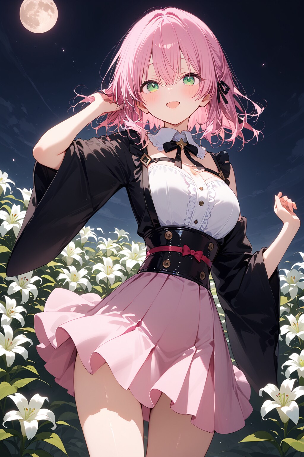 花と月と | の人気AIイラスト・グラビア