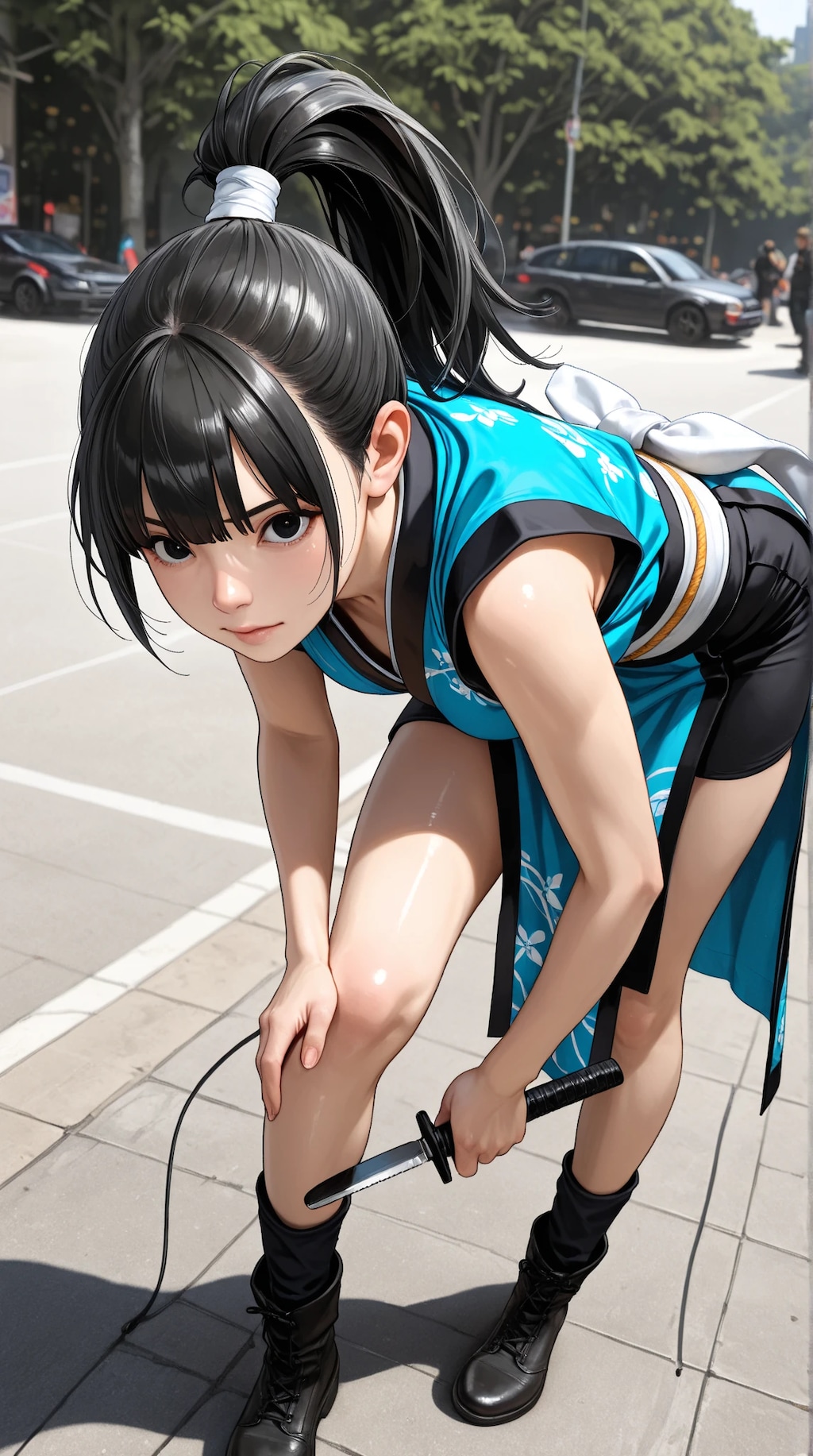 くノ一　AIイラスト　🐲