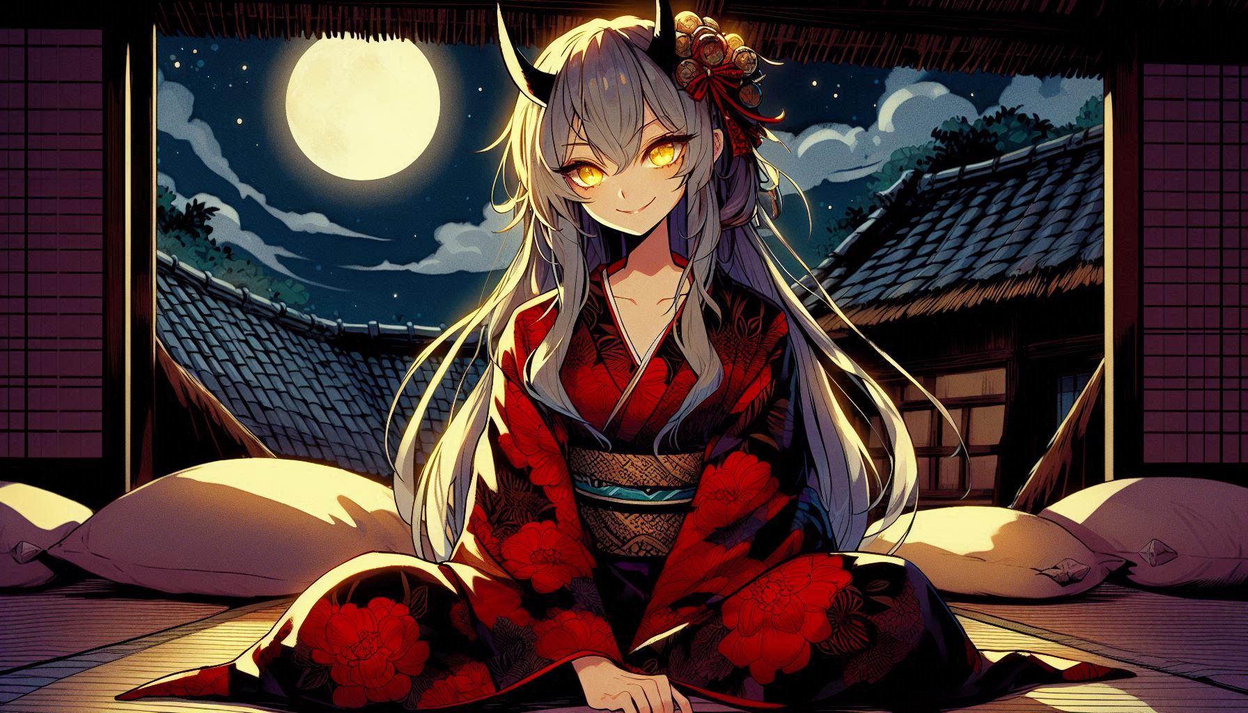 月夜と鬼娘