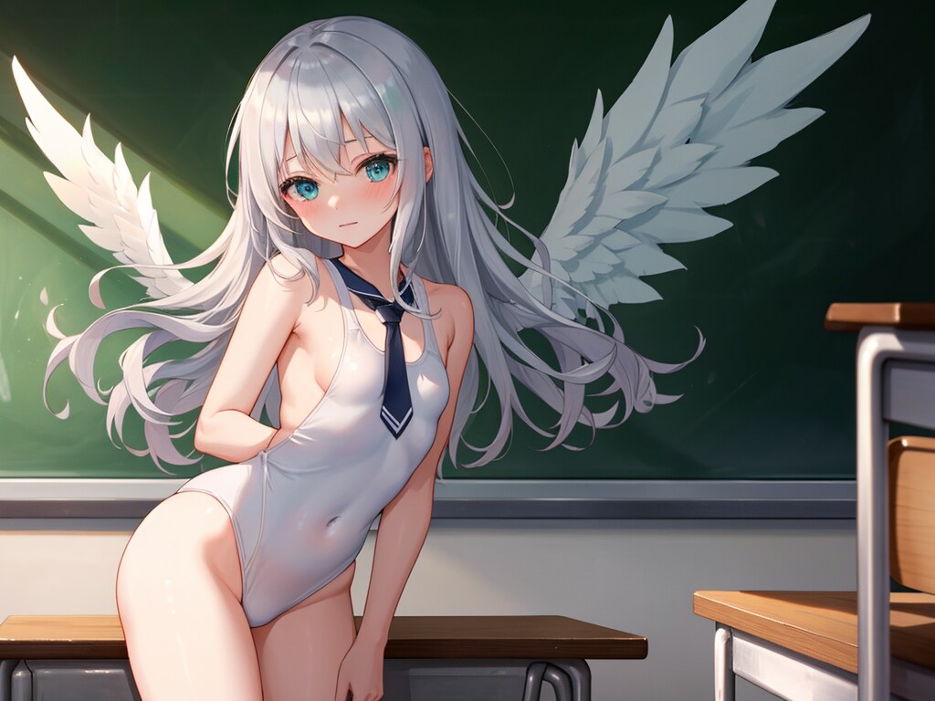 天使になってみました。