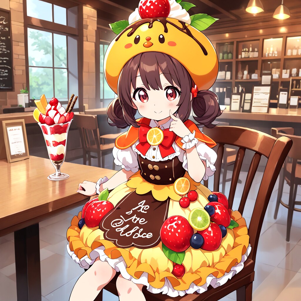 フルーツパフェちゃん | の人気AIイラスト・グラビア