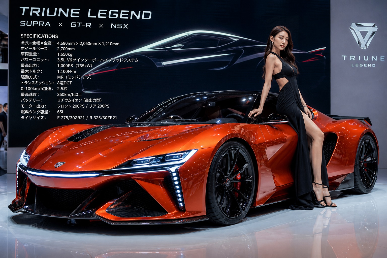 TRIUNE LEGEND、SUPER-G-N Concept | の人気AIイラスト・グラビア