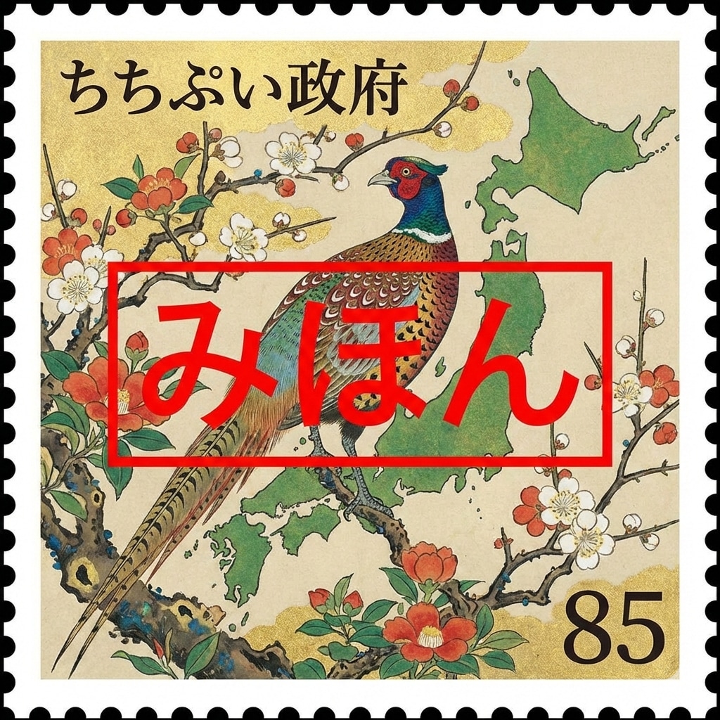 切手図案　国鳥キジ