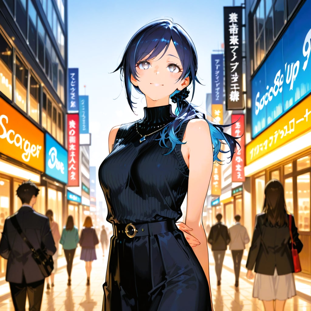 ノースリーブワンピの七瀬　5