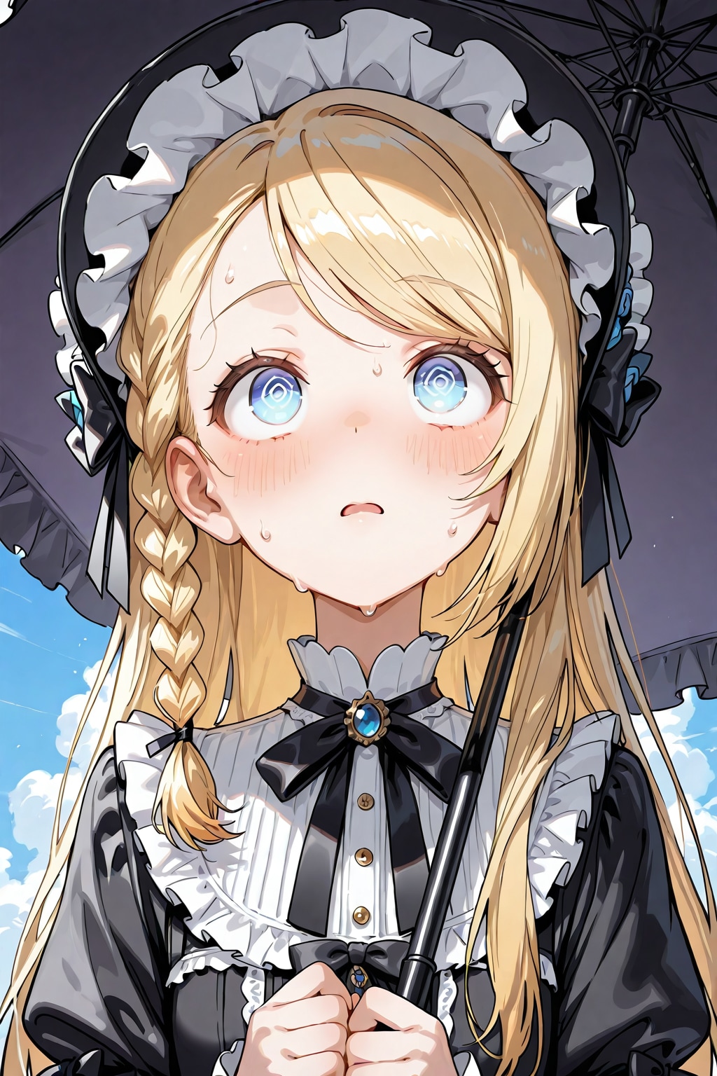 夏の日のゴスロリ
