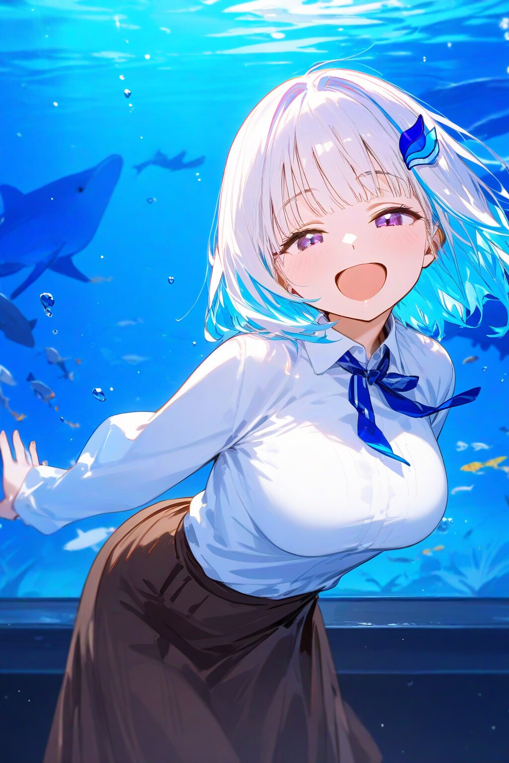 水族館はしゃぎ皇女