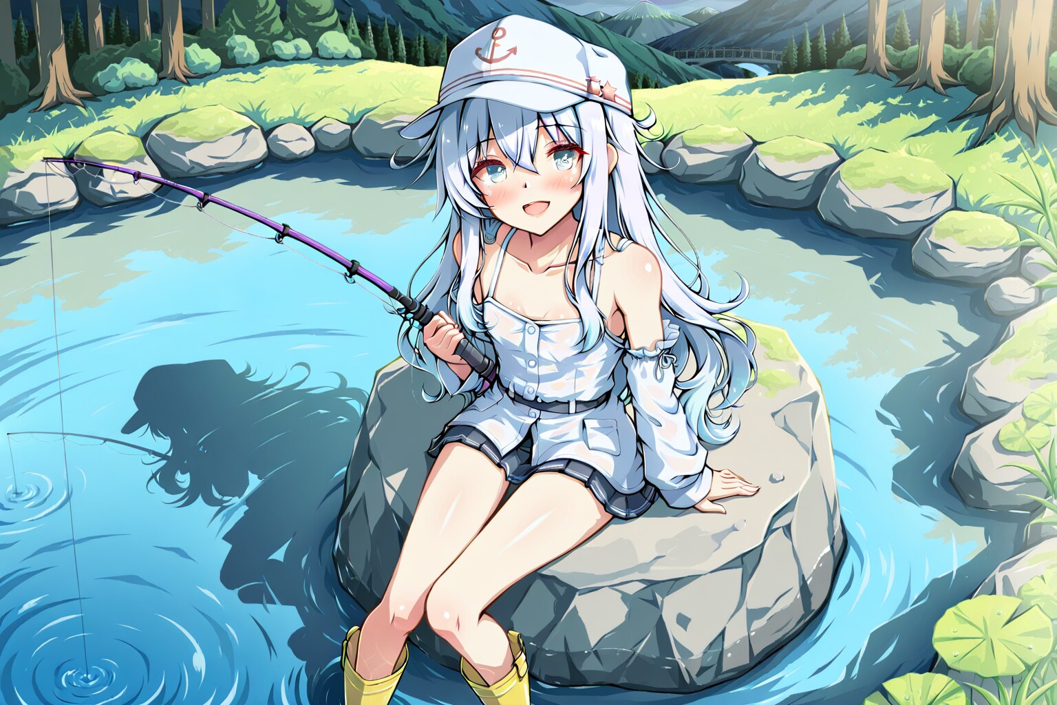 渓流釣り