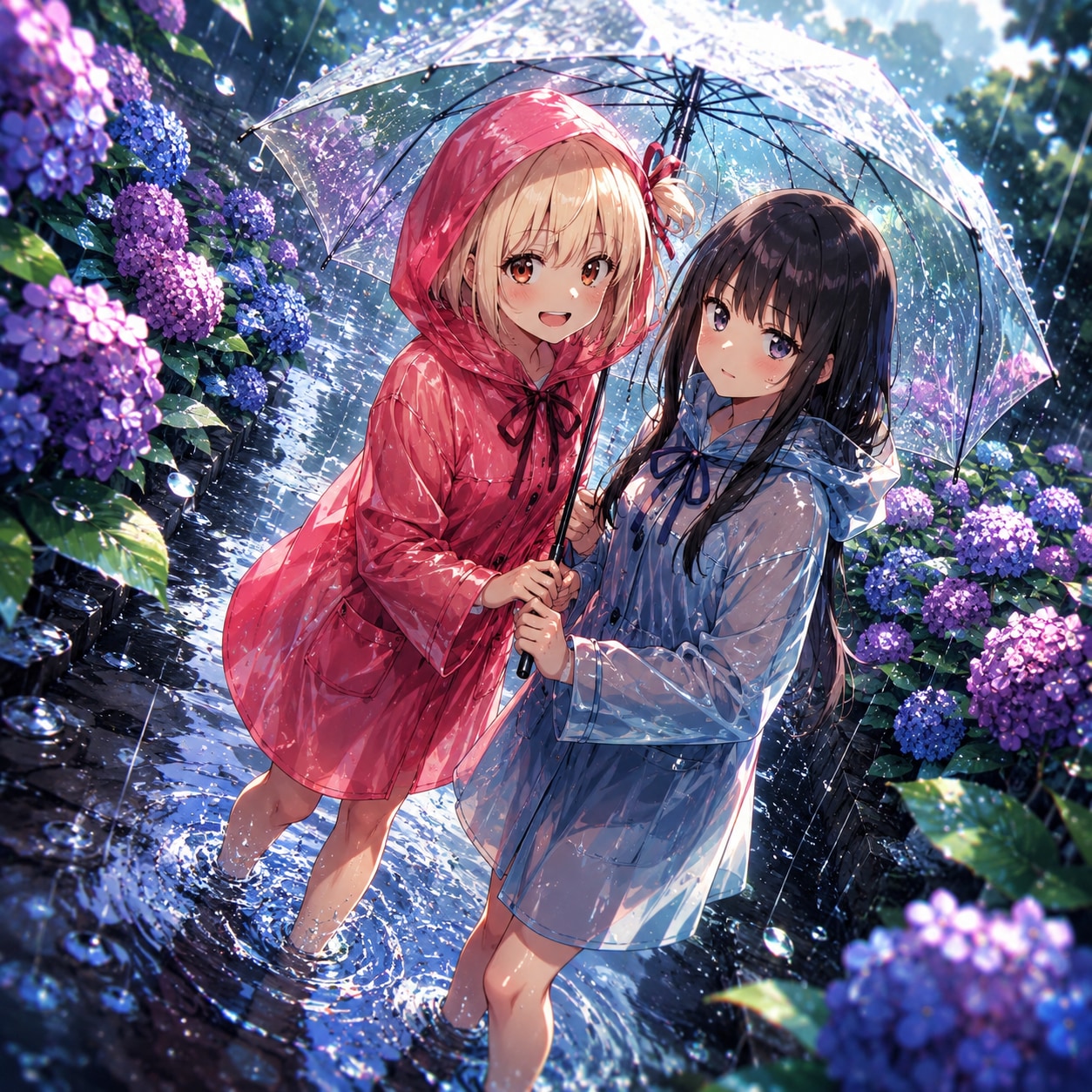 画像リメイク  ちさたき  【紫陽花】