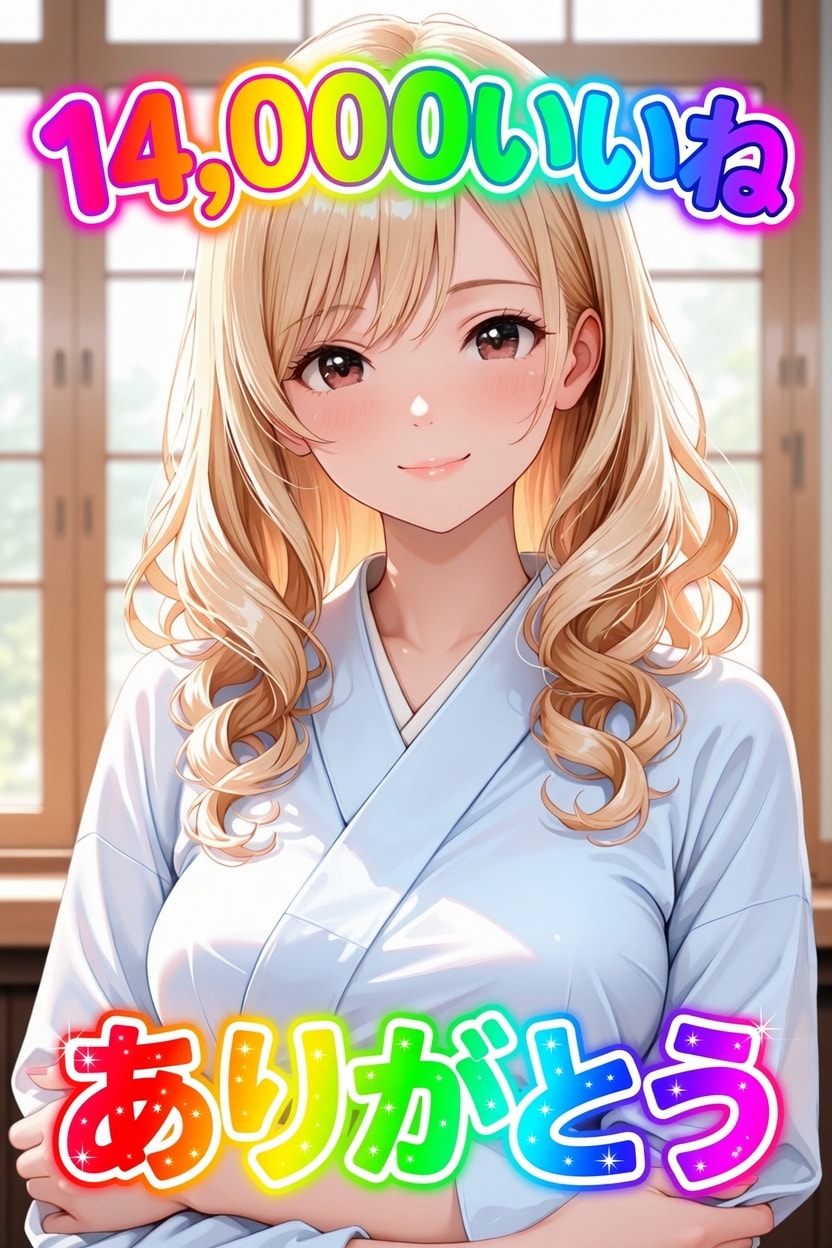 【御礼】14,000いいね ありがとう
