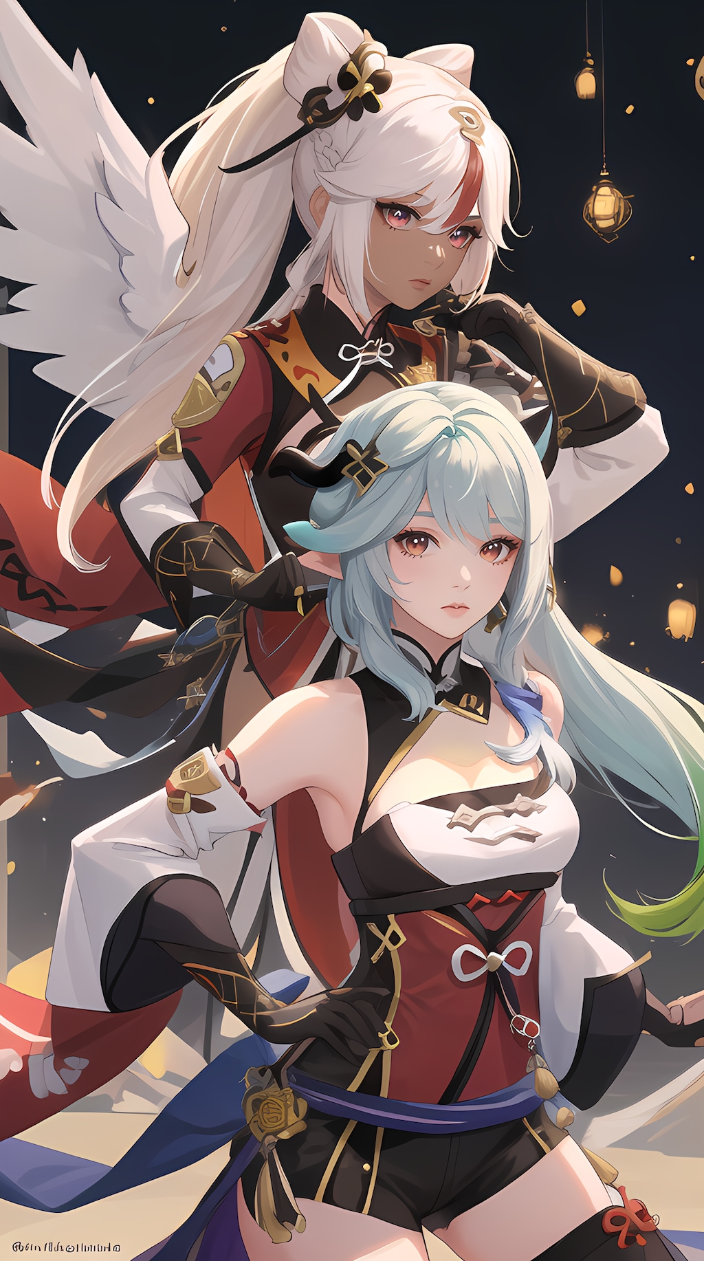 「原神」を意識した美女達