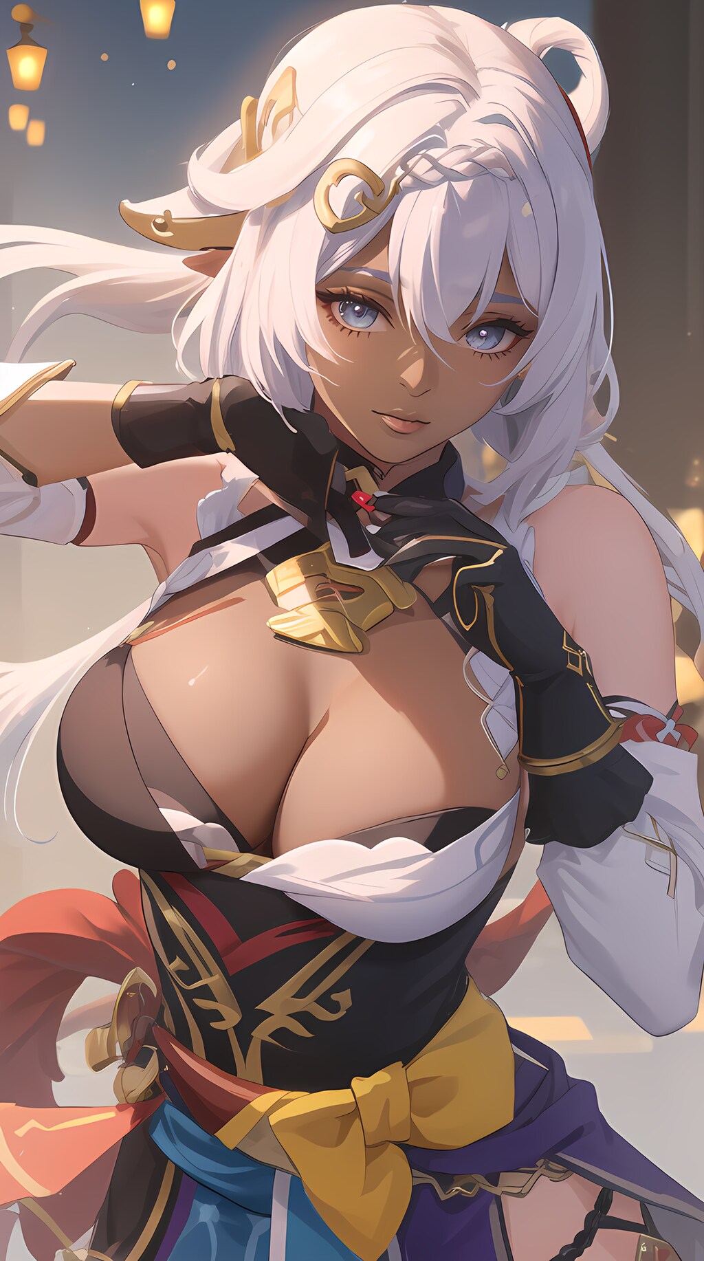 「原神」を意識した美女達