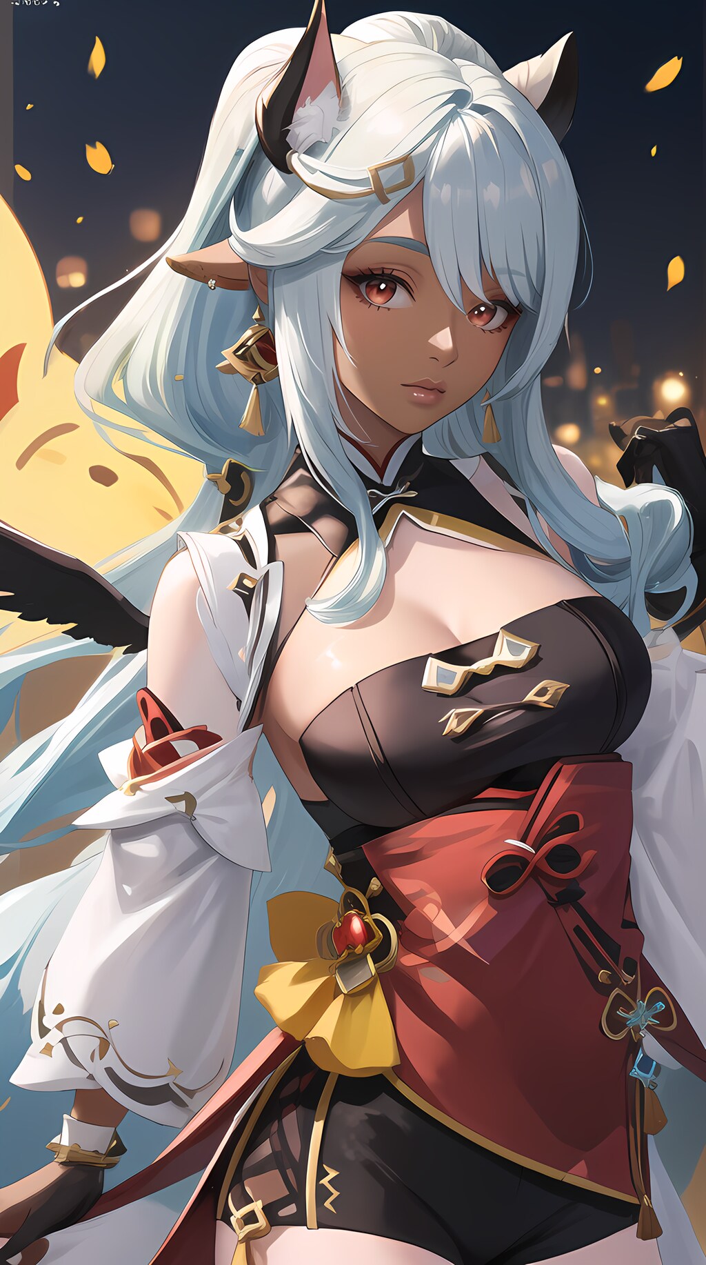 「原神」を意識した美女達