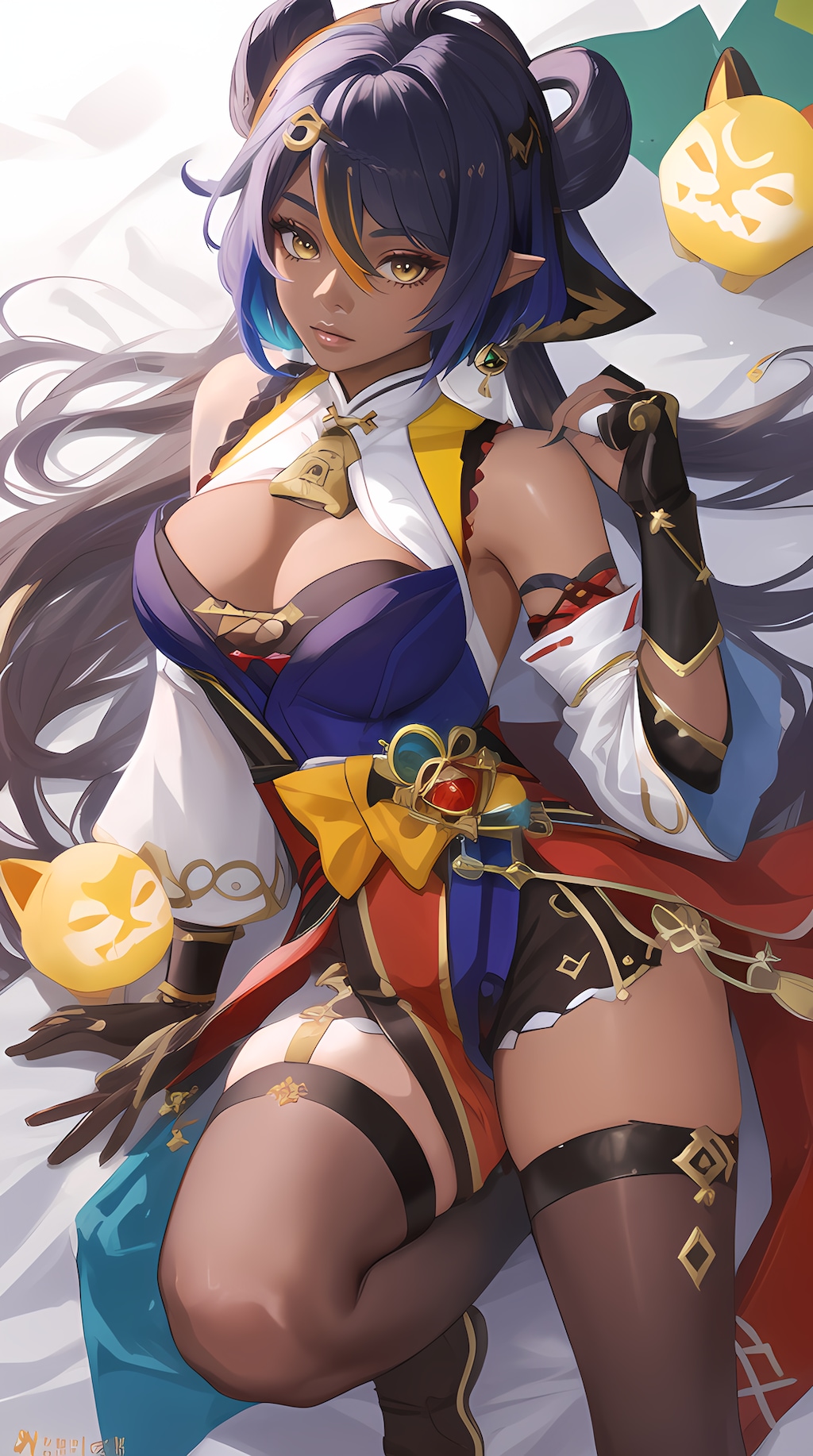 「原神」を意識した美女達