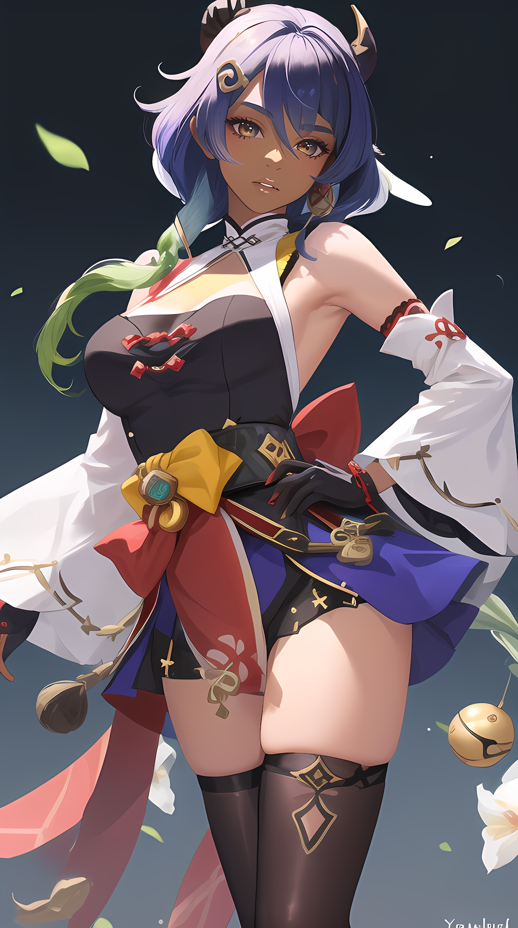 「原神」を意識した美女達