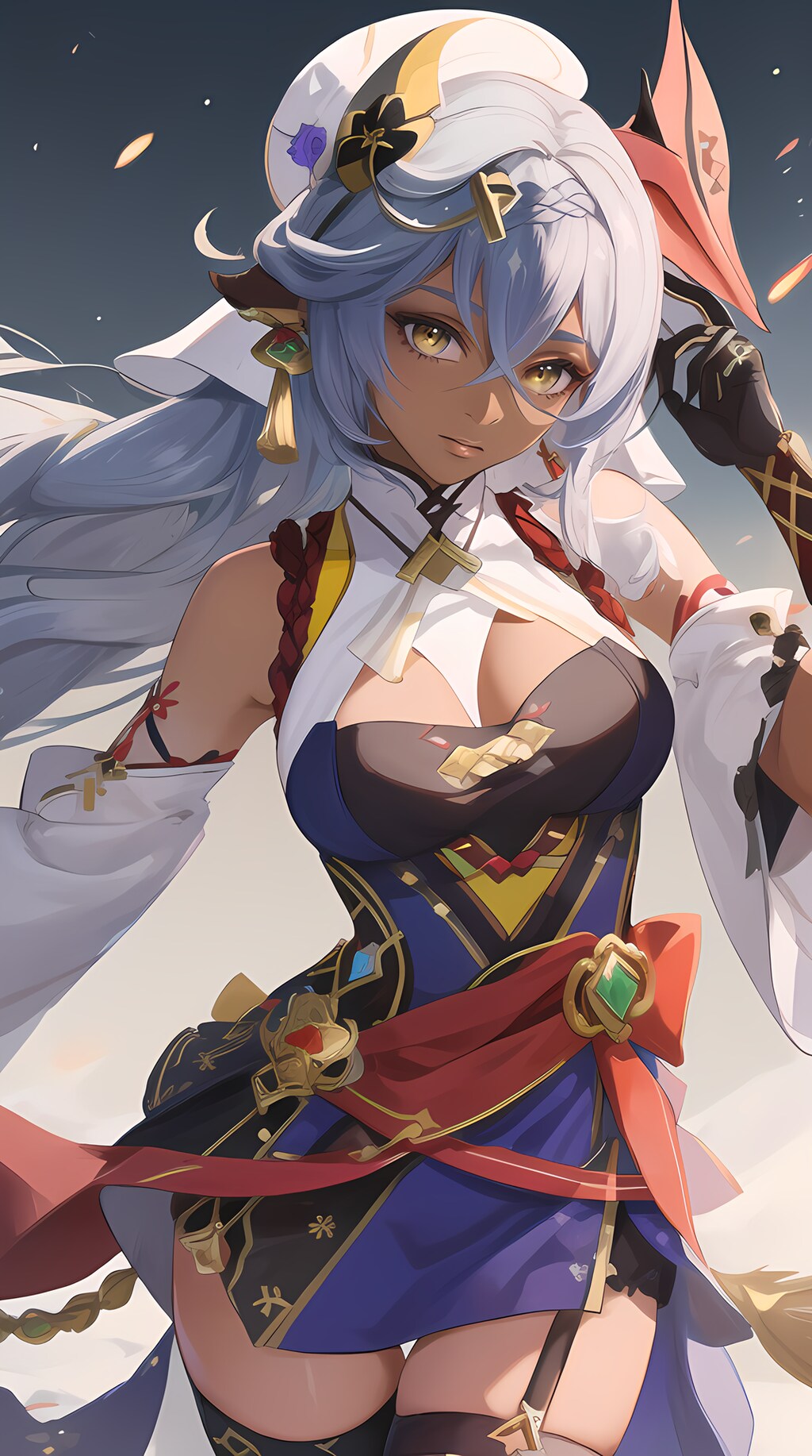 「原神」を意識した美女達