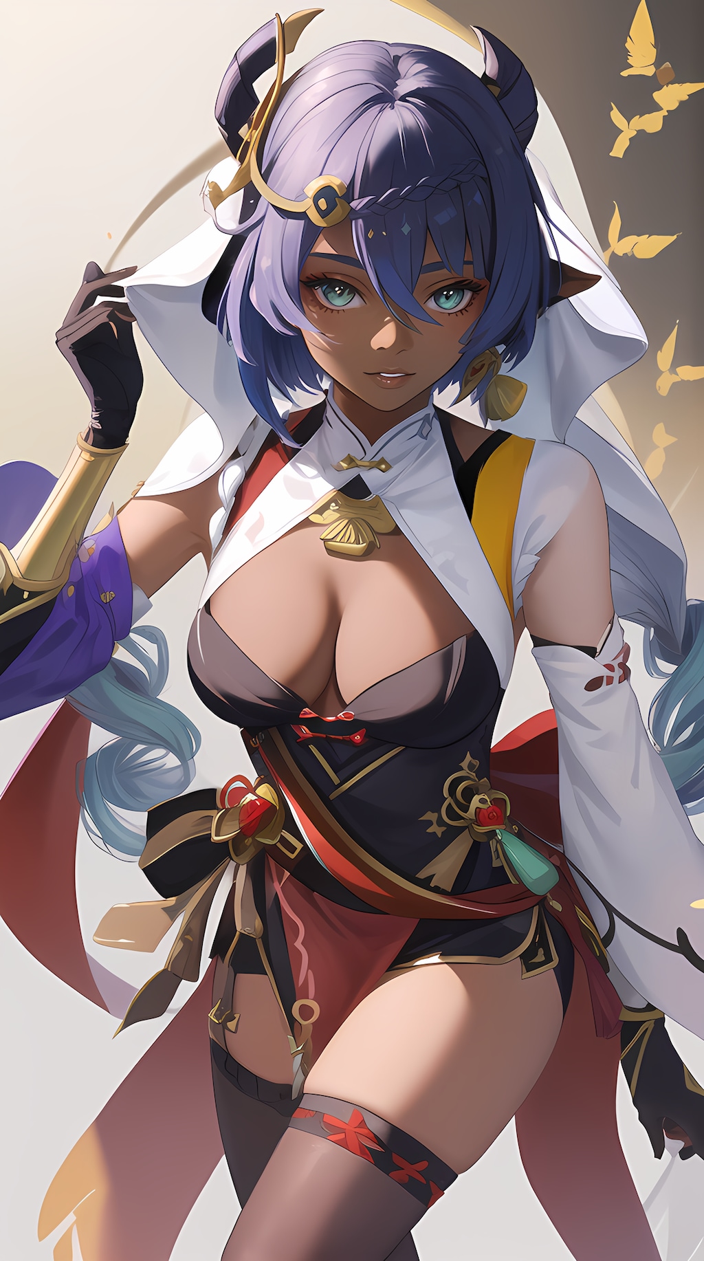 「原神」を意識した美女達