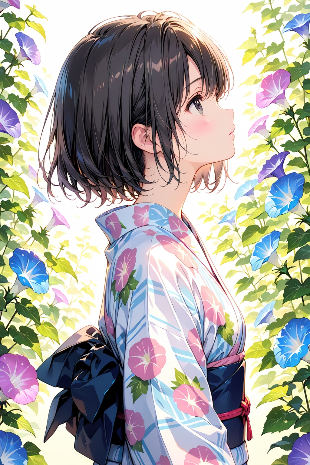 朝顔(LARIMAR)(6) | の人気AIイラスト・グラビア