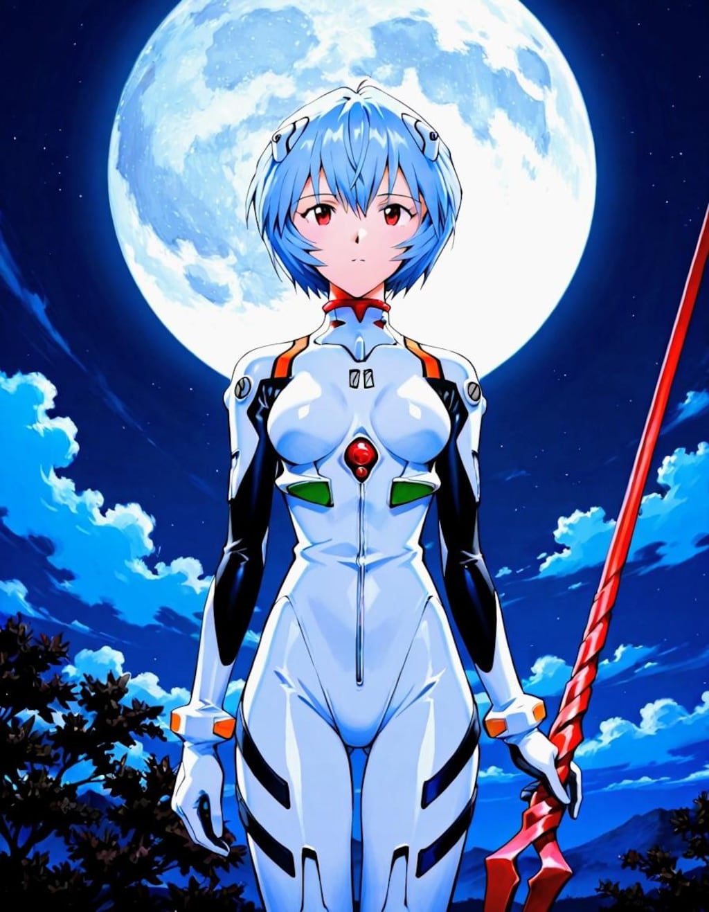 レイ✕ロンギヌスの槍・貞本義行先生風