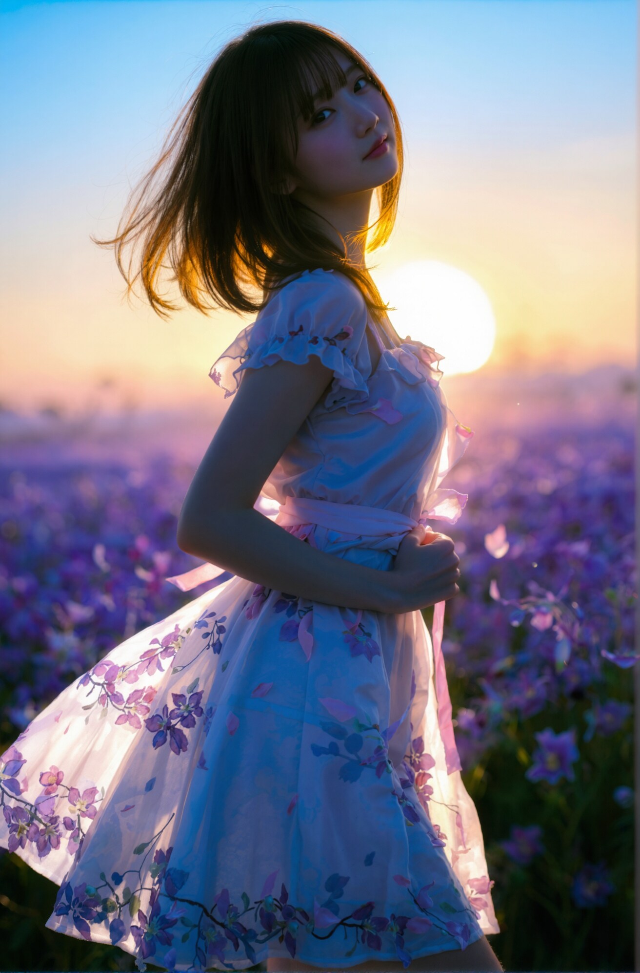 Loosestrife flower Girl