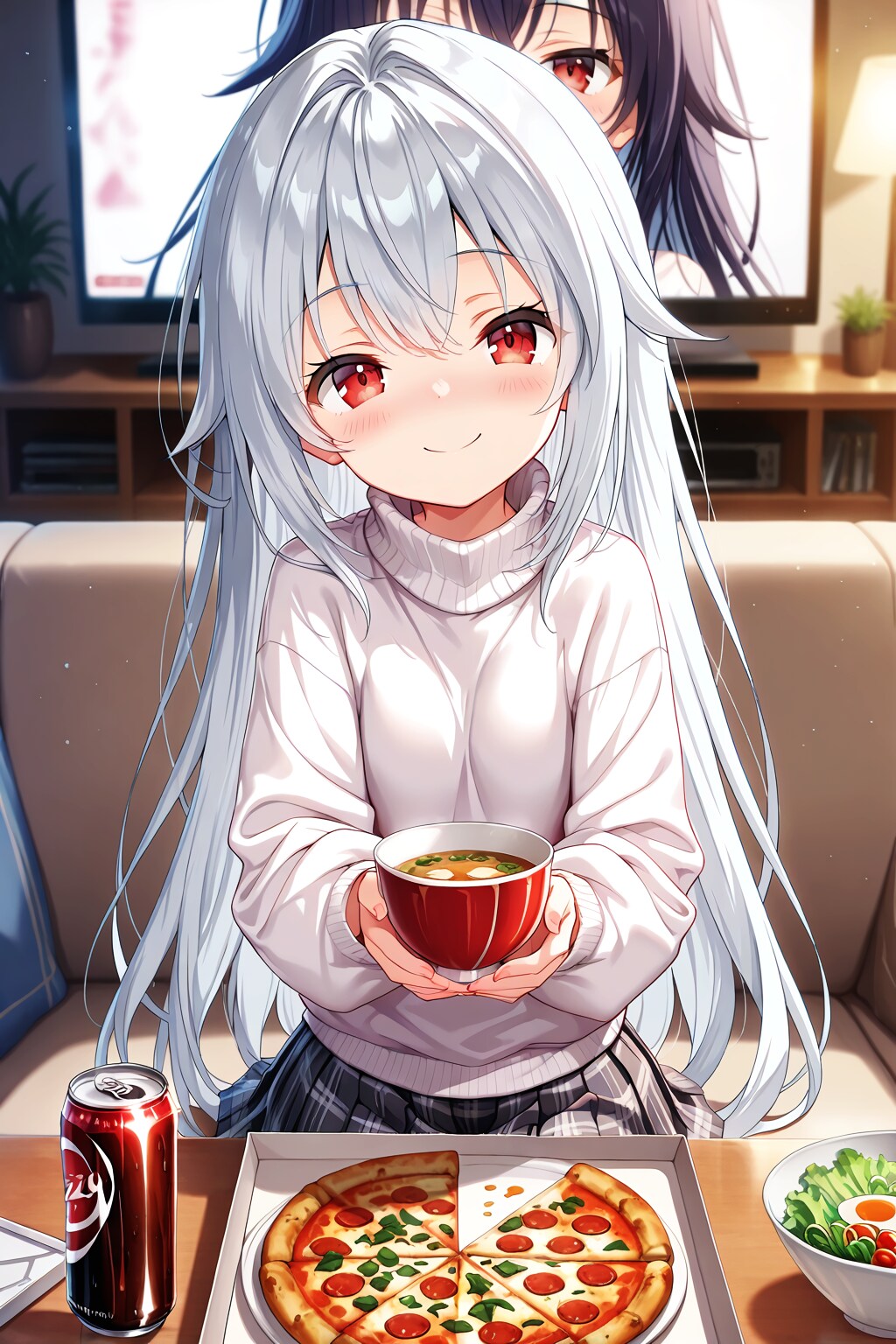 幸せのピザパーティー | の人気AIイラスト・グラビア