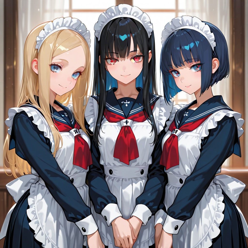 集まった三人娘綺麗だな　弾 | の人気AIイラスト・グラビア