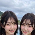 プールに遊びに来た女の子達が全裸で自撮りする 4枚目