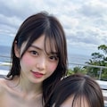プールに遊びに来た女の子達が全裸で自撮りする 7枚目