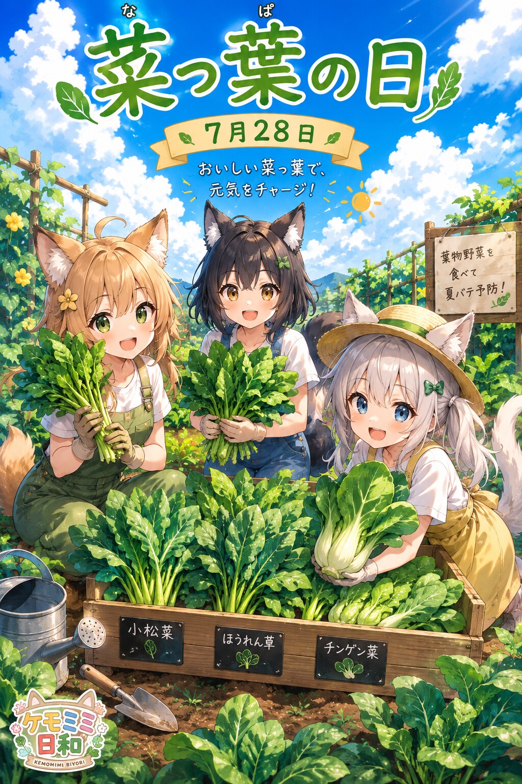 7月28日、菜っ葉の日