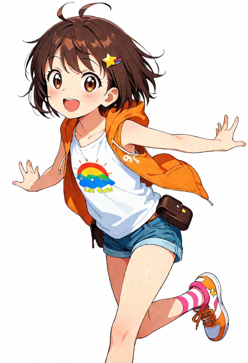 夏のお出かけコフィちゃん