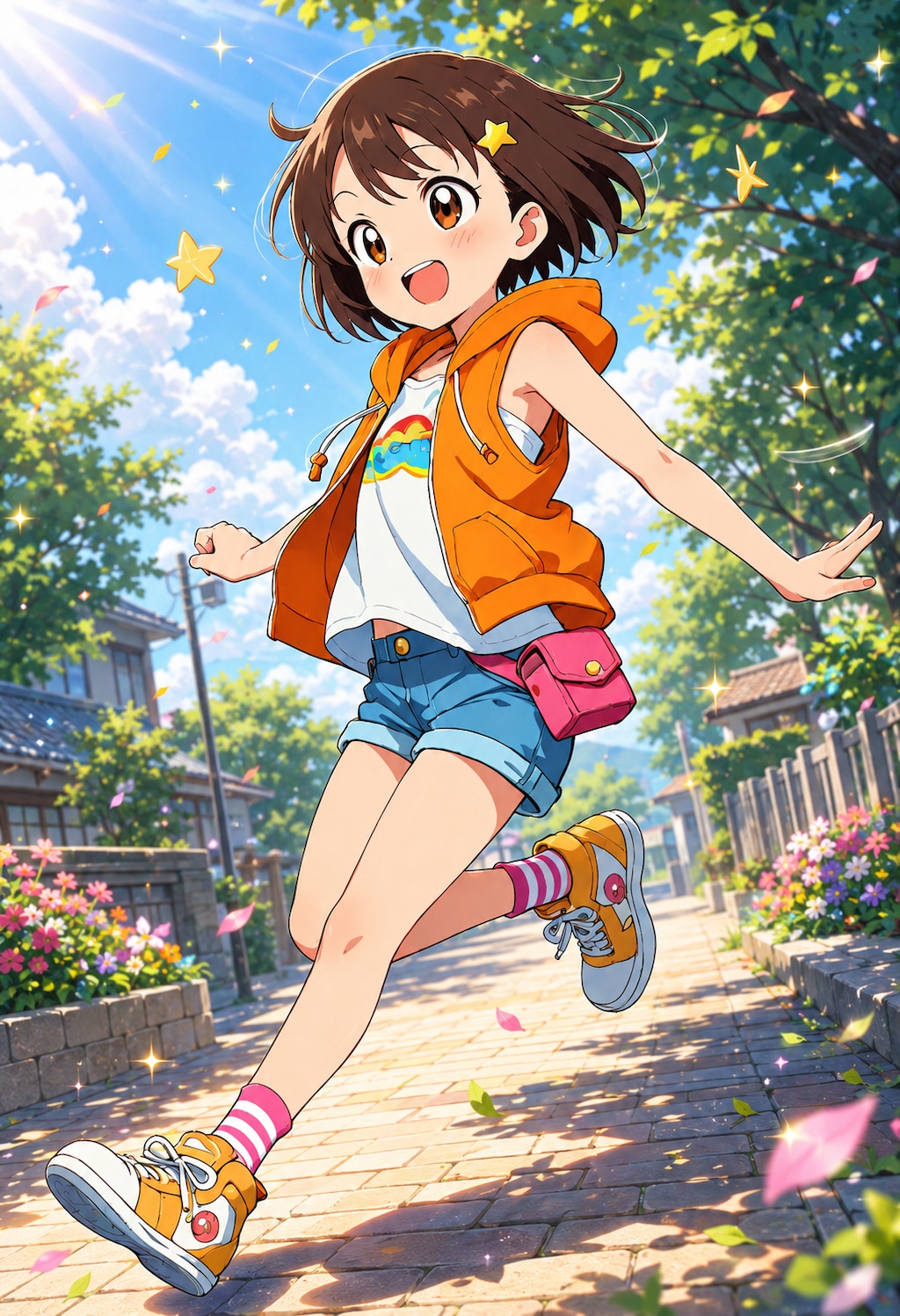 夏のお出かけコフィちゃん