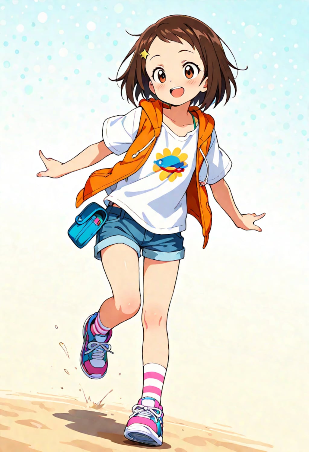 夏のお出かけコフィちゃん