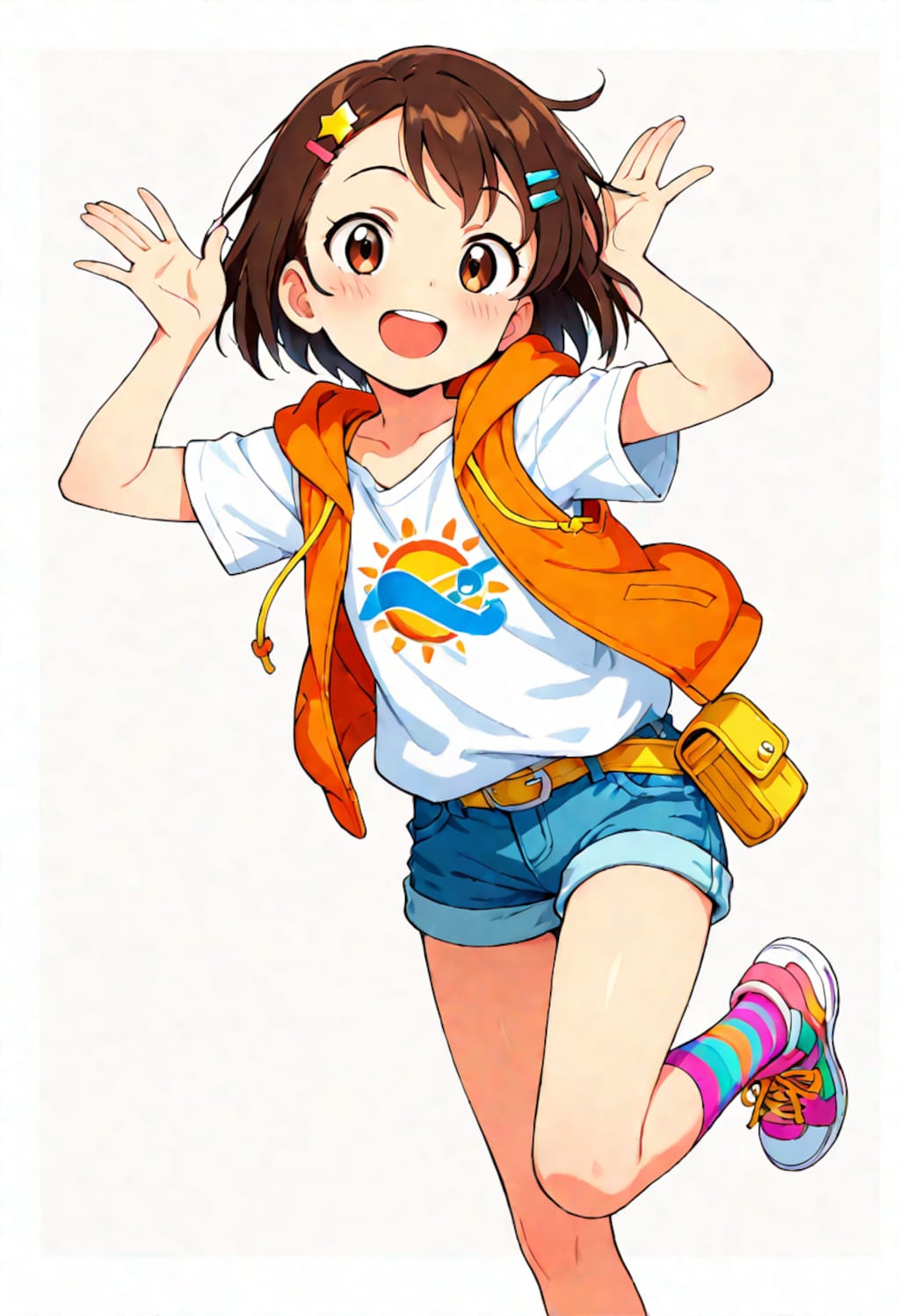 夏のお出かけコフィちゃん