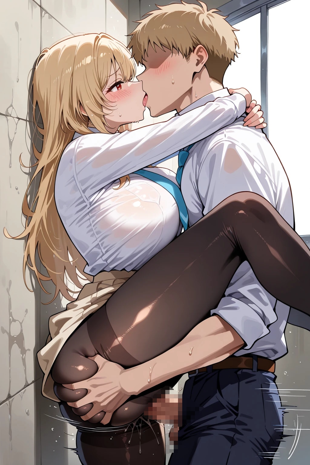 立ったままイチャラブセックス