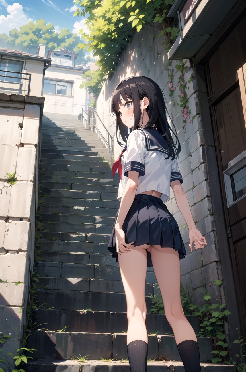 今日は穿いてないので先に行ってくれますか？