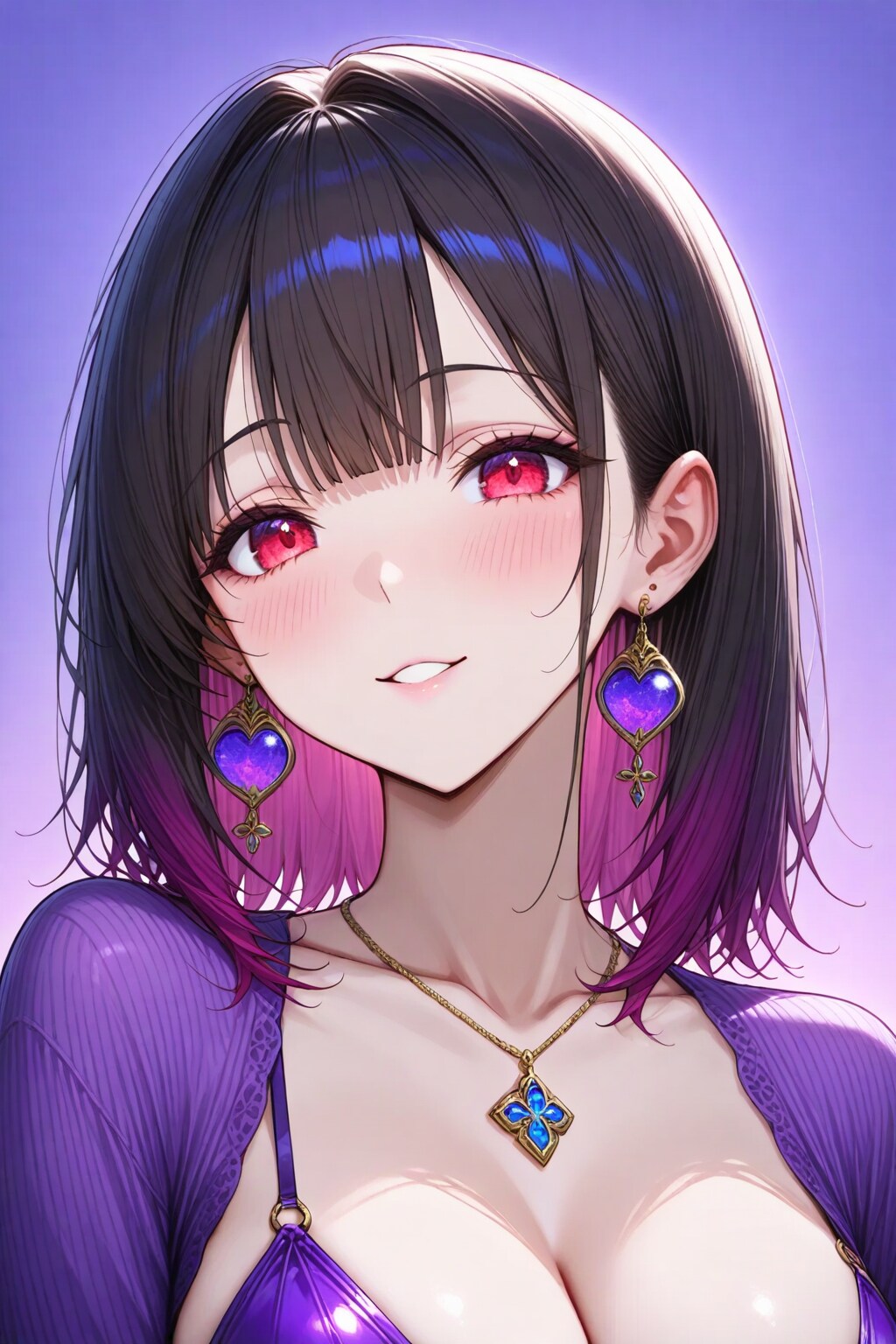 魅惑的な紫