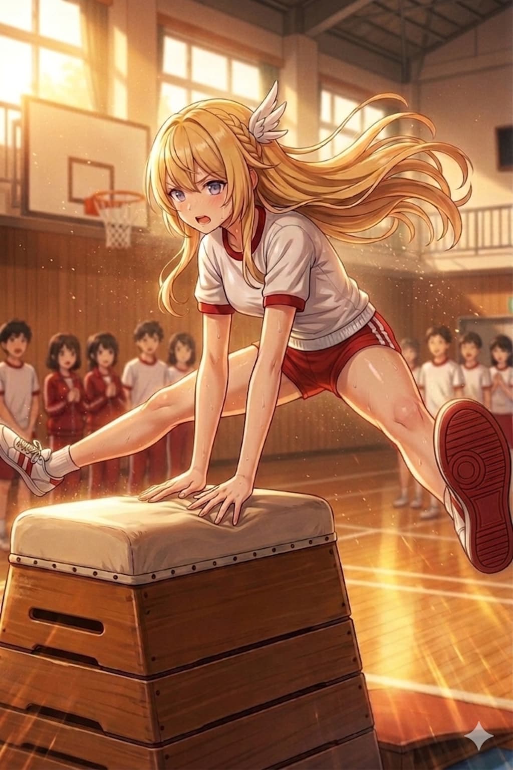 夕焼けを跳び越えて