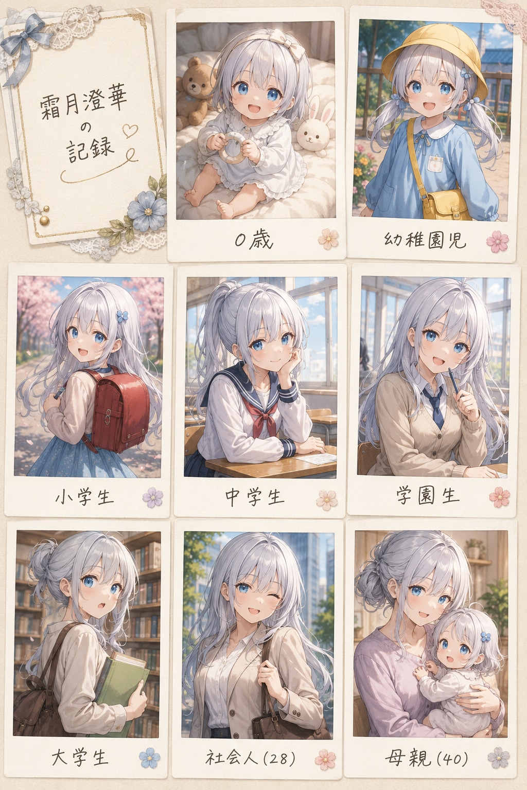 ウチの子アルバム1 澄華・柚・舞・朔
