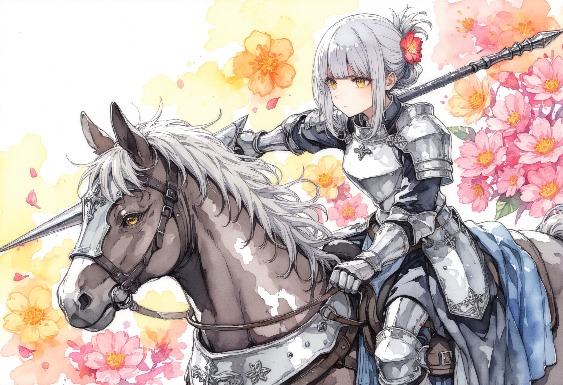 看板娘　flowers