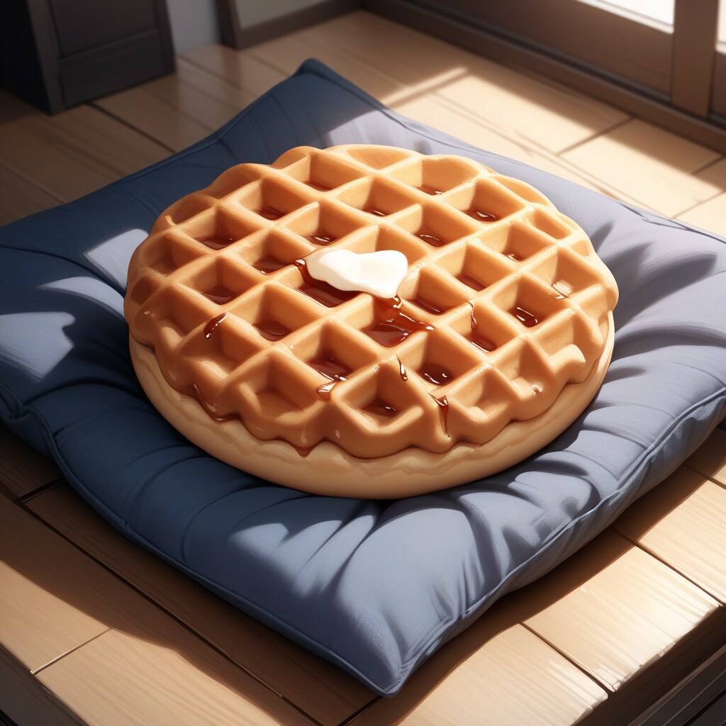 ワッフルクッション